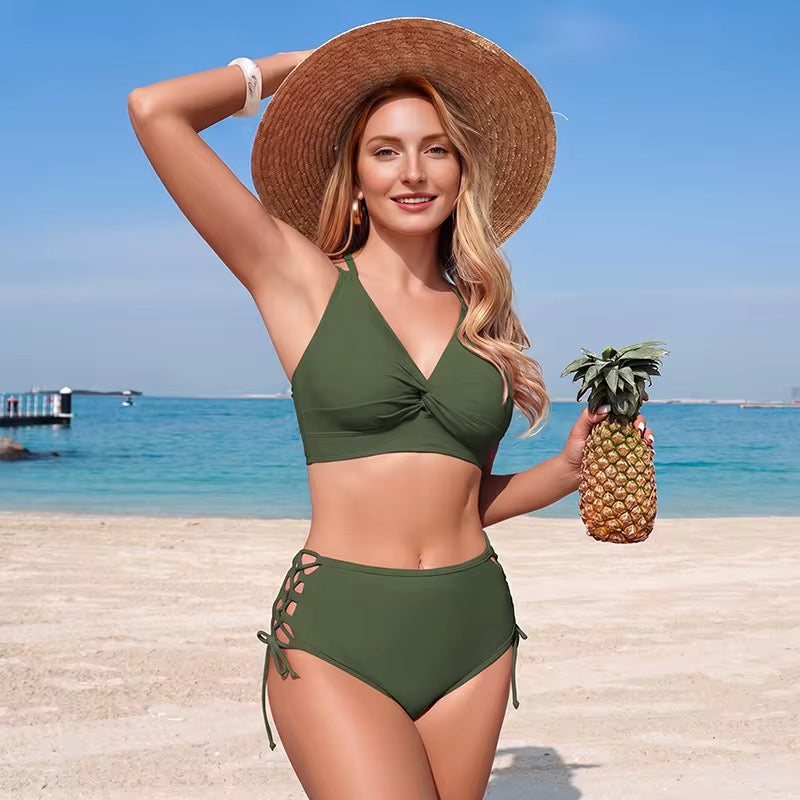 Two piece bathing suit