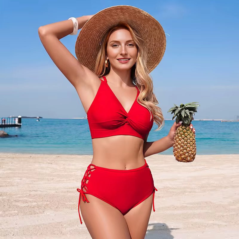 Two piece bathing suit